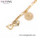 75056 Popular fashion lady jewelry simple cheap design GZ stone bracelet with flower shape